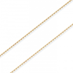Złoty łańcuszek 52cm gęsty splot Ankier szlifowany 1,3mm pr.585